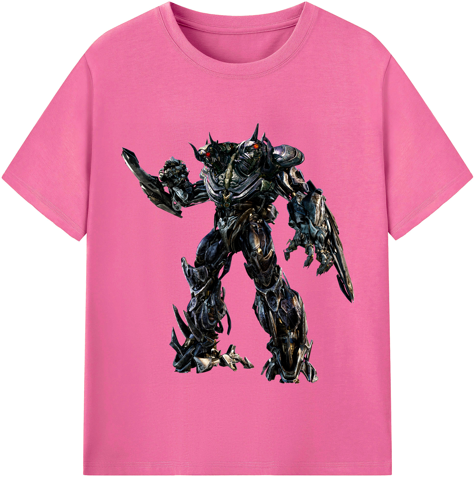 （画像用） Transformers トランスフォーマー レディースカジュアルプリントTシャツ（綿100％）